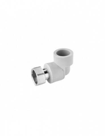 Коліно з накидною гайкою PPR GrandiTherm 25х3/4"