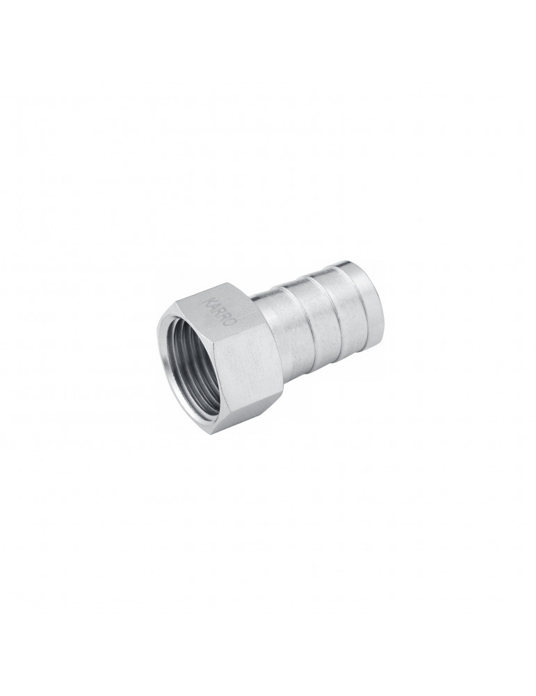 Штуцер Karro 1/2" РВ, D18 мм нікельований | купити | SilverGoose.com.ua.com.ua