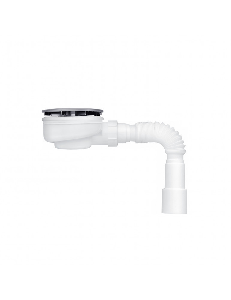 Сифон для душового піддона ANIplast E356CEU 1/2"х90 мм з 2 трубками | купити | SilverGoose.com.ua.com.ua