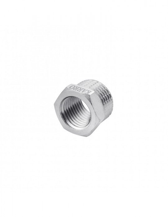 Футорка Karro 3/8"х1/4" ЗВ нікельована | купити | SilverGoose.com.ua.com.ua