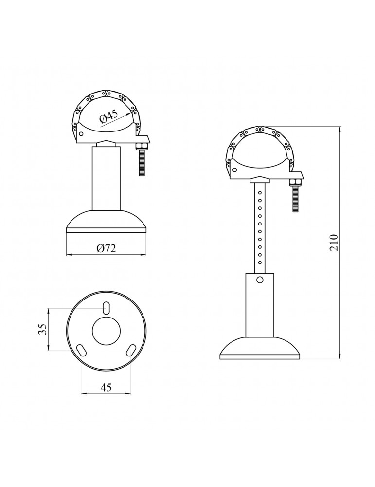 Кронштейн підлоговий для радіатора Karro KR-722 | купити | SilverGoose.com.ua.com.ua