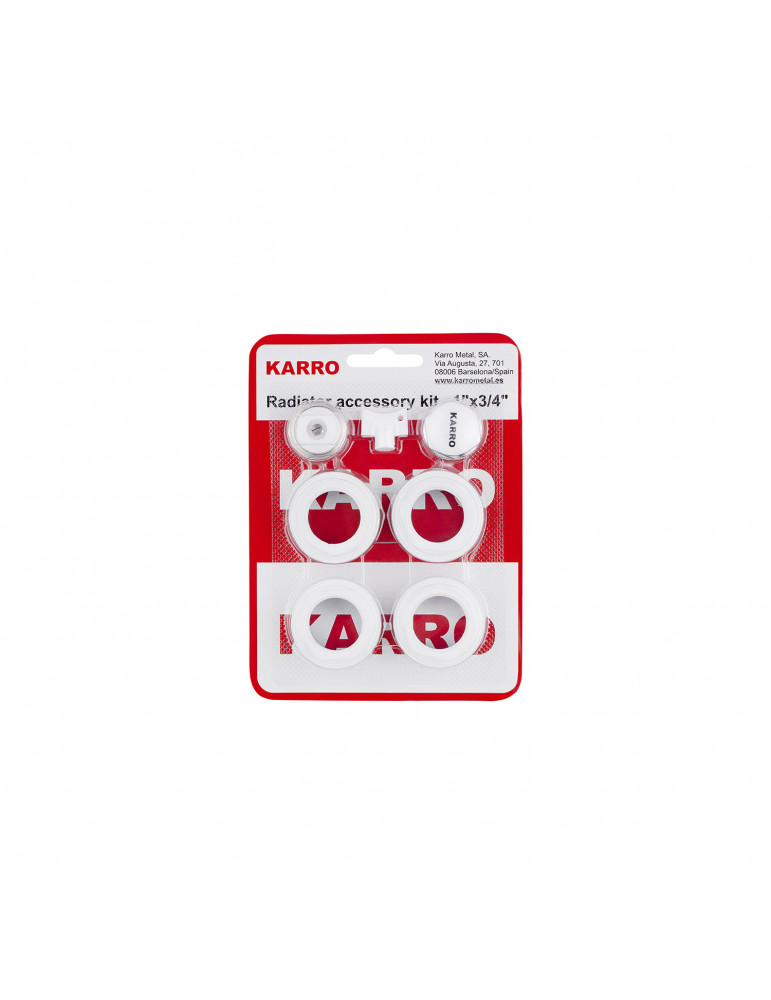 Комплект пробок для алюмінієвого радіатора Karro 3/4" | купити | SilverGoose.com.ua.com.ua