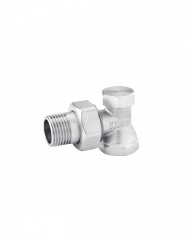 Кран радіаторний нижній кутовий Karro 1/2" ВЗ KR-304