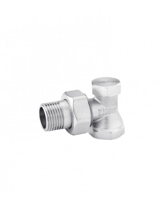 Кран радіаторний нижній кутовий Karro 1/2" ВЗ KR-304 | купити | SilverGoose.com.ua.com.ua