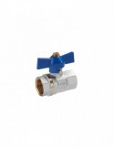Кран кульовий Valves 1/2" ВВ PN30 синій метелик | купити | SilverGoose.com.ua.com.ua