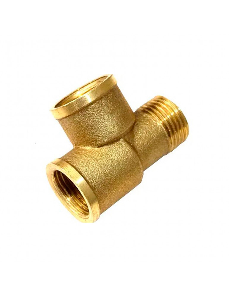 Трійник Nikiforov 1/2" ВВЗ латунний | купити | SilverGoose.com.ua.com.ua