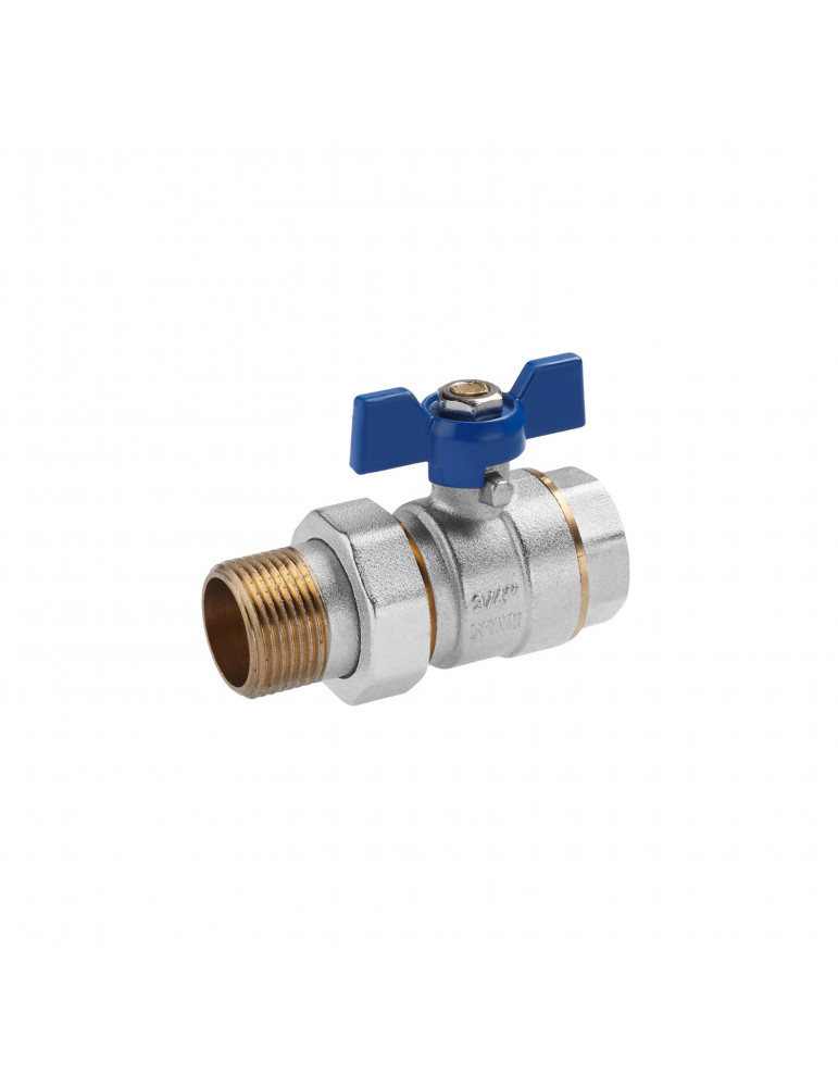 Кран-американка кульовий прямий Valves 3/4" PN30 | купити | SilverGoose.com.ua.com.ua
