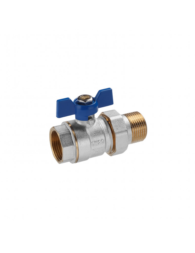 Кран-американка кульовий прямий Valves 3/4" PN30 | купити | SilverGoose.com.ua.com.ua