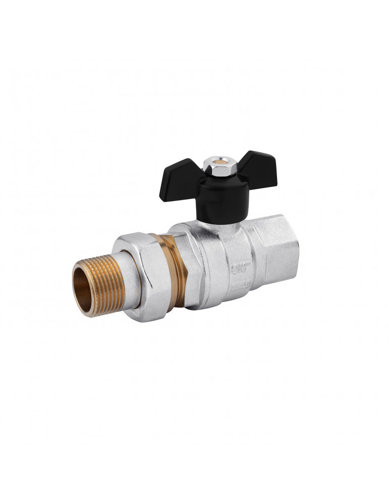 Кран-американка кульовий прямий Karro "Perfect" 3/4" ВЗ PN40 | купити | SilverGoose.com.ua.com.ua