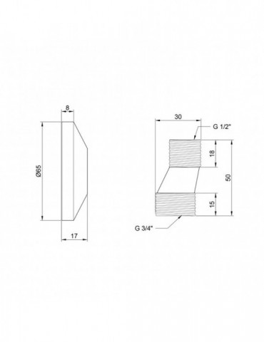 Декоративна чашка з ексцентриком Kroner KRM - C910 | купити | SilverGoose.com.ua.com.ua