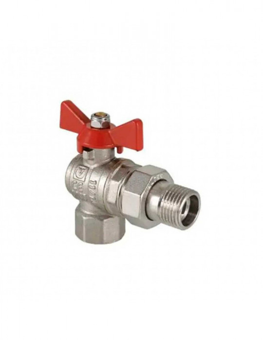 Кран-американка кульовий кутовий Valves 1/2" PN30 | купити | SilverGoose.com.ua.com.ua