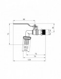 Кран для поливу Valves 1/2" PN30 | купити | SilverGoose.com.ua.com.ua