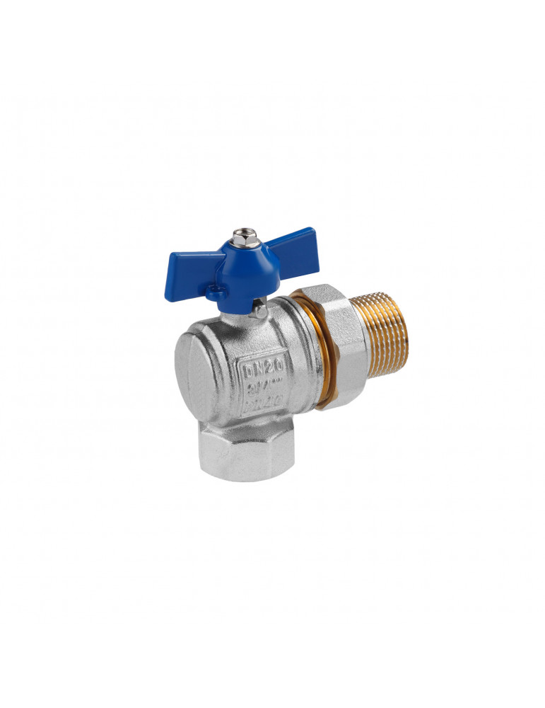 Кран-американка кульовий кутовий Valves 3/4" PN30 | купити | SilverGoose.com.ua.com.ua