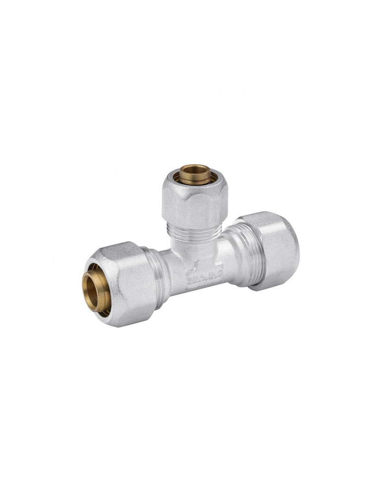 Трійник металопластиковий Karro 20х16х20 KR-0733 | купити | SilverGoose.com.ua.com.ua