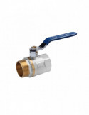 Кран кульовий Valves 1 1/4'' ВЗ PN30 синя ручка