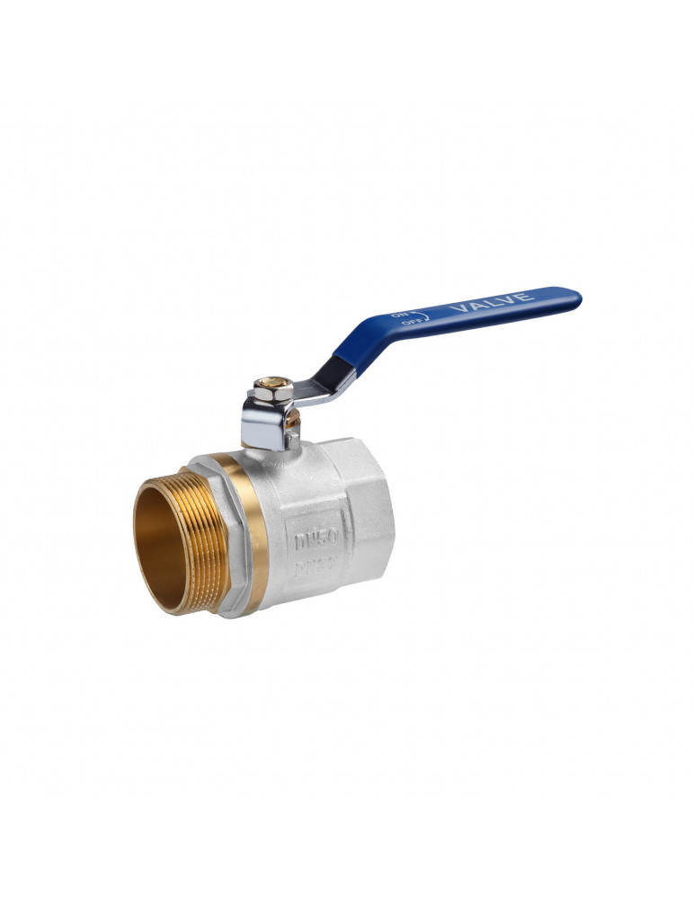 Кран кульовий Valves 2" ВЗ PN30 синя ручка | купити | SilverGoose.com.ua.com.ua