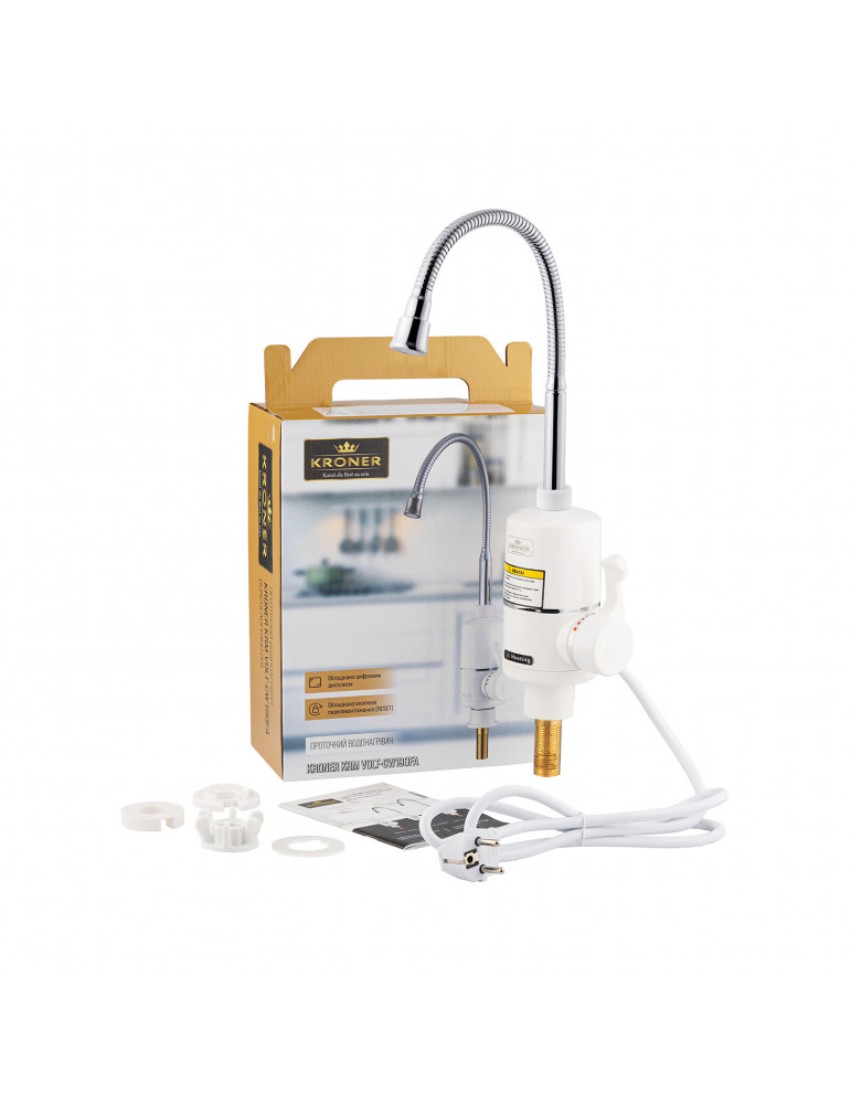 Проточний водонагрівач Kroner KRM Volt - CW190RFA | купити | SilverGoose.com.ua.com.ua
