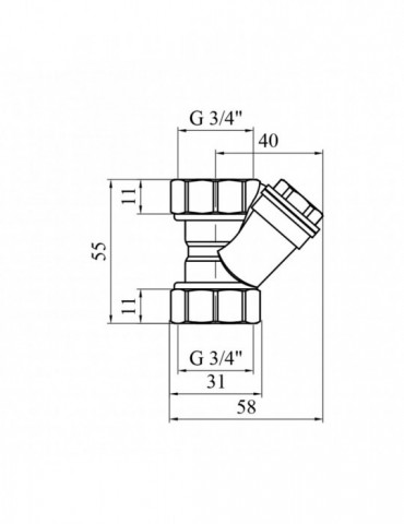 Фільтр Valves 3/4" | купити | SilverGoose.com.ua.com.ua