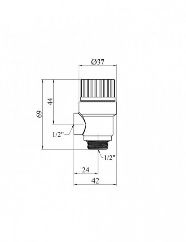 Зривний клапан Valves 1/2" РЗ 1,5 bar | купити | SilverGoose.com.ua.com.ua