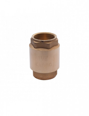 Зворотній клапан Karro 1 1/2'' ВВ з латунним штоком KR-6120