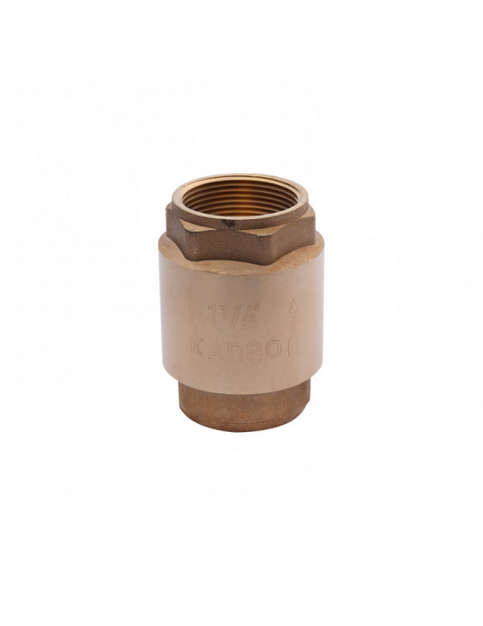 Зворотній клапан Karro 1 1/2'' ВВ з латунним штоком KR-6120 | купити | SilverGoose.com.ua.com.ua