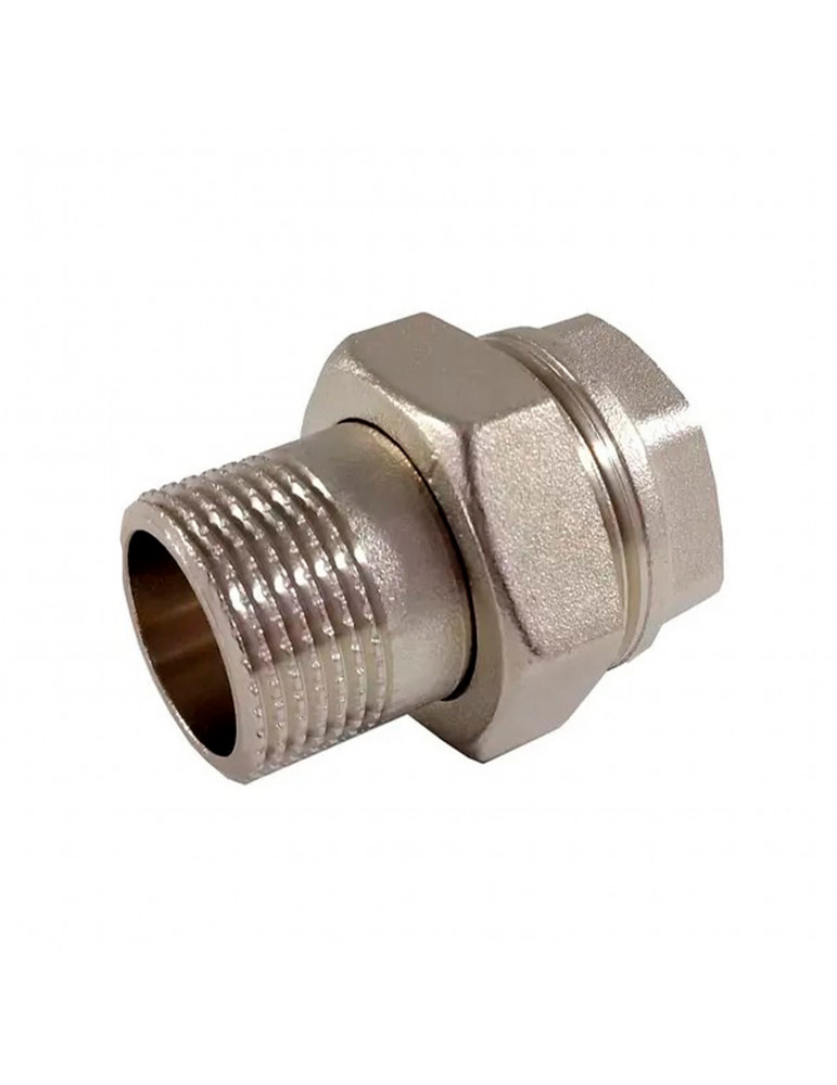 Згін-американка пряма Nikiforov 1/2" нікель | купити | SilverGoose.com.ua.com.ua