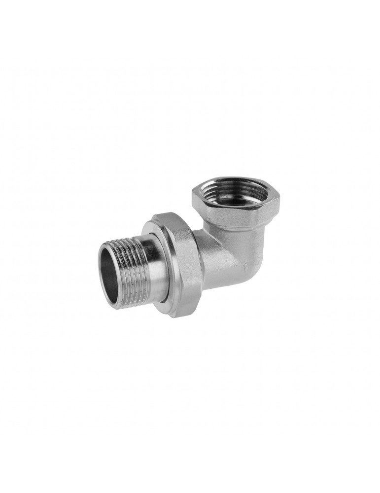 Згін-американка кутова Nikiforov 1" нікель | купити | SilverGoose.com.ua.com.ua