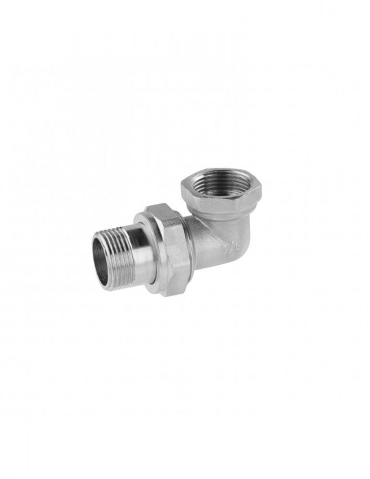 Згін-американка кутова Nikiforov 3/4" нікель | купити | SilverGoose.com.ua.com.ua