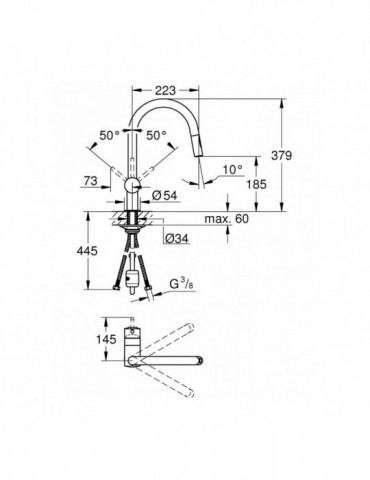 Змішувач для кухні Grohe Minta 32321002 | купити | SilverGoose.com.ua.com.ua
