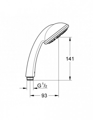 Лійка для ручного душу Grohe Tempesta 100 28419002 | купити | SilverGoose.com.ua.com.ua