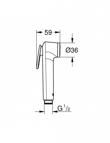 Лійка для гігієнічного душу Grohe Tempesta-F Trigger Spray 30 27512001 | купити | SilverGoose.com.ua.com.ua