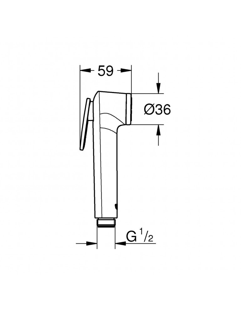 Лійка для гігієнічного душу Grohe Tempesta-F Trigger Spray 30 27512001 | купити | SilverGoose.com.ua.com.ua