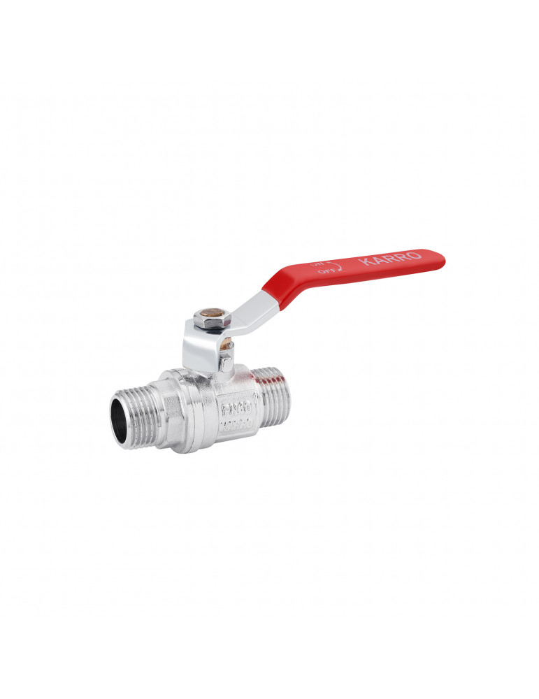 Кран кульовий Karro "Standart+" 1/2" ЗЗ PN40 ручка | купити | SilverGoose.com.ua.com.ua