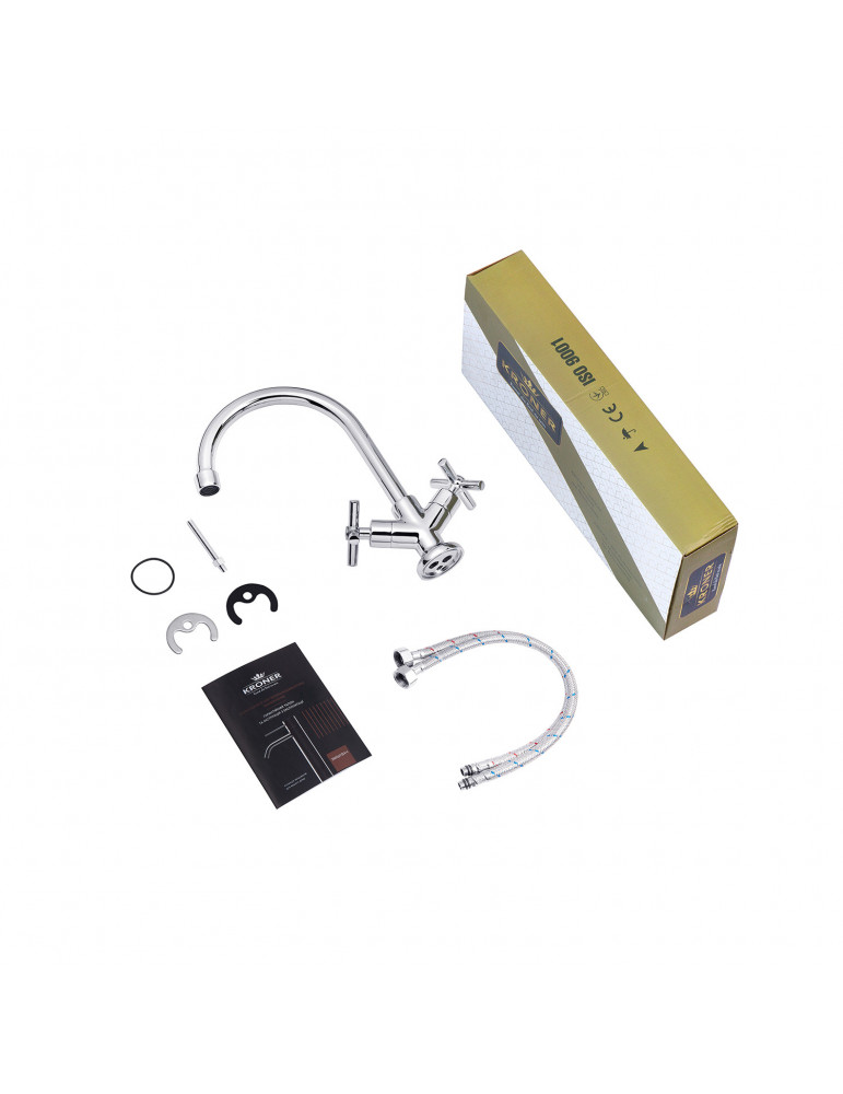 Змішувач для кухні Kroner KRM Aller - C030 | купити | SilverGoose.com.ua.com.ua