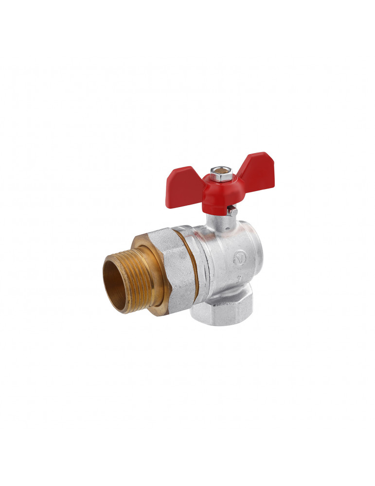 Кран-американка кульовий кутовий Karro "Standart" 1" ВЗ PN40 | купити | SilverGoose.com.ua.com.ua