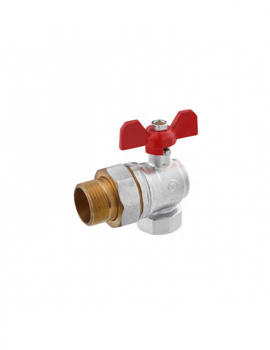 Кран-американка кульовий кутовий Karro "Standart" 1" ВЗ PN40 | купити | SilverGoose.com.ua.com.ua