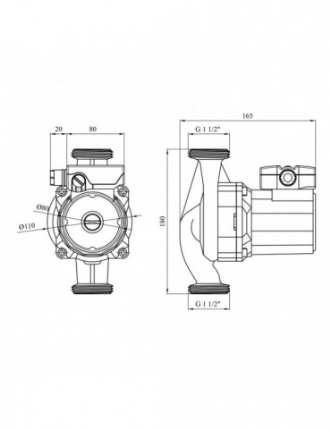 Насос циркуляційний Forwater WRS 25/8-180 Green (Wilo) | купити | SilverGoose.com.ua.com.ua