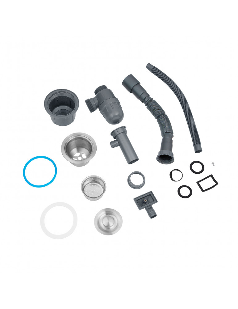 Кухонна мийка Kroner KRP Gebürstet - 4050HM (3.0/1.0 мм) | купити | SilverGoose.com.ua.com.ua