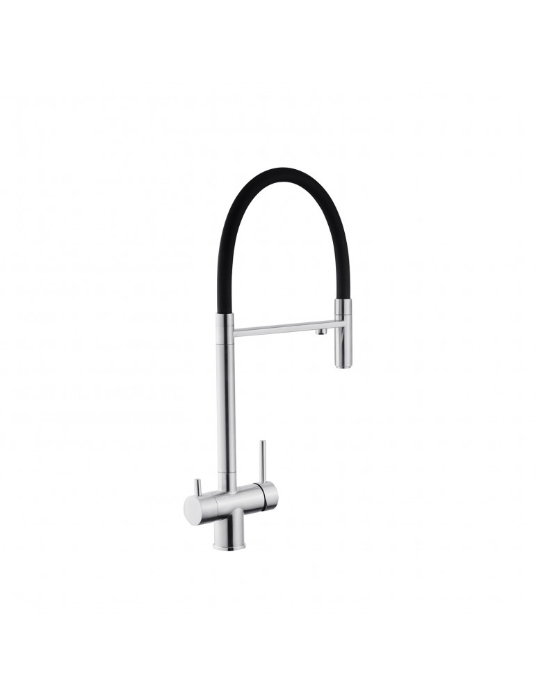 Змішувач для кухні з підключенням до фільтра Kroner KRP Edelstahl Klassisch - ESG03815BLK | купити | SilverGoose.com.ua.com.ua