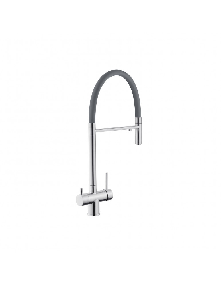 Змішувач для кухні з підключенням до фільтра Kroner KRP Edelstahl Klassisch - ESG03815GRA | купити | SilverGoose.com.ua.com.ua