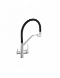 Змішувач для кухні з підключенням до фільтра Kroner KRP Edelstahl Klassisch - ESG03817BLK | купити | SilverGoose.com.ua.com.ua