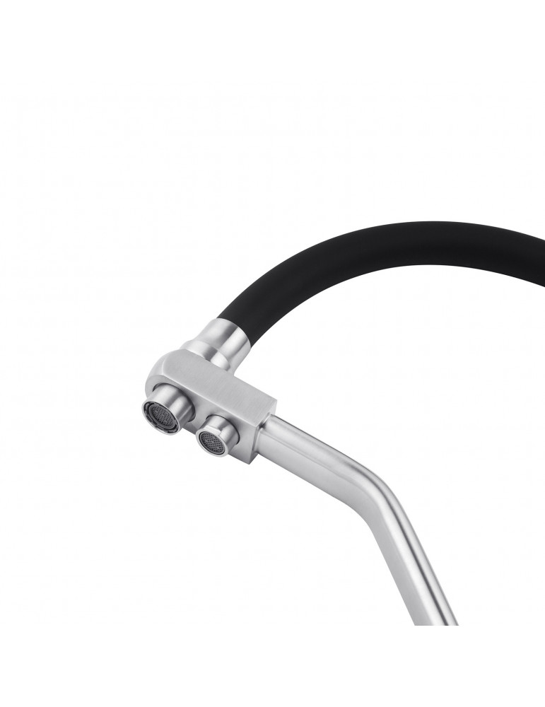 Змішувач для кухні з підключенням до фільтра Kroner KRP Edelstahl Klassisch - ESG03817BLK | купити | SilverGoose.com.ua.com.ua