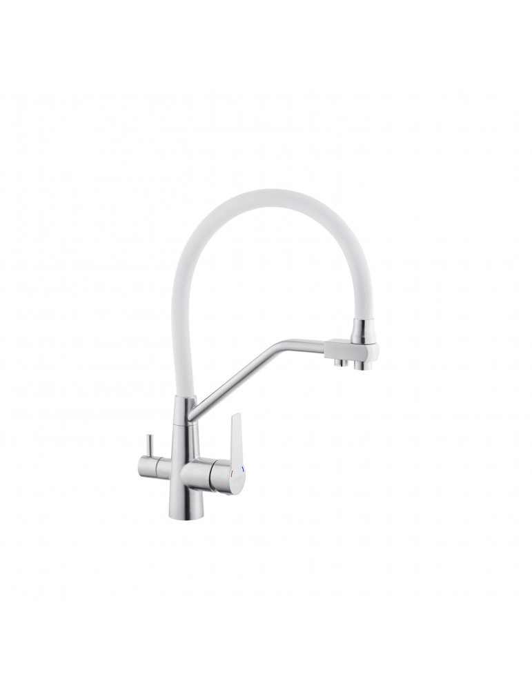 Змішувач для кухні з підключенням до фільтра Kroner KRP Edelstahl Klassisch - ESG03817WHI | купити | SilverGoose.com.ua.com.ua